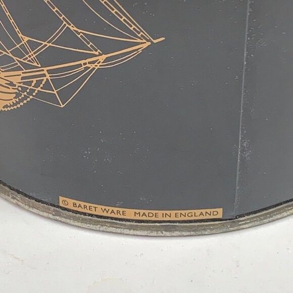 BARET WARE Sailing Ship Black Canister (Bx 4) - Picture 4 of 8